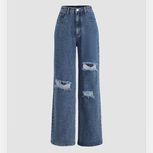 Cider Denim Basic Ripped Jeans Blue